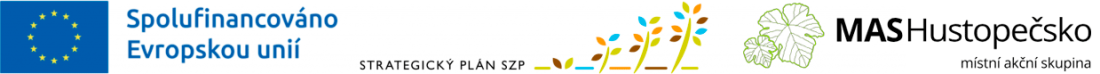 Spolufinancováno Evropskou unií, strategický plán SZP, MAS Hustopečsko